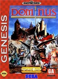 Box cover for Dominus on the Sega Genesis.