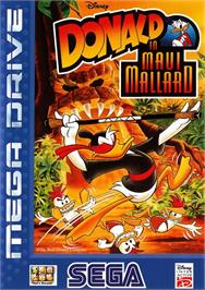 Box cover for Donald In Maui Mallard on the Sega Genesis.