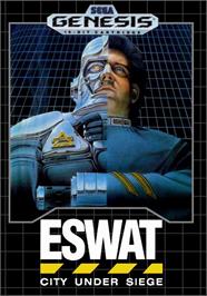 Box cover for Eswat - City Under Siege on the Sega Genesis.