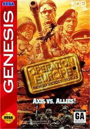 Box cover for Europa Sensen on the Sega Genesis.