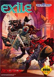 Box cover for Exile on the Sega Genesis.