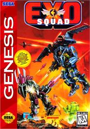 Box cover for Exo Squad on the Sega Genesis.