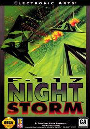 Box cover for F-117 Stealth Operation - Night Storm on the Sega Genesis.