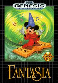 Box cover for Fantasia - Mickey Mouse Magic on the Sega Genesis.