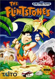 Box cover for Flintstones, The on the Sega Genesis.