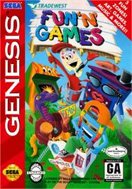 Box cover for Fun 'n' Games on the Sega Genesis.