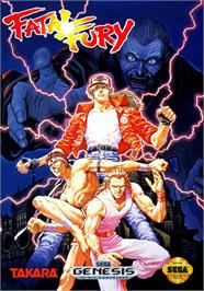Box cover for Garou Densetsu - Shukumei No Tatakai on the Sega Genesis.