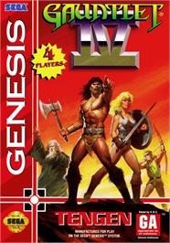Box cover for Gauntlet on the Sega Genesis.