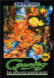 Box cover for Greendog - The Beached Surfer Dude! on the Sega Genesis.