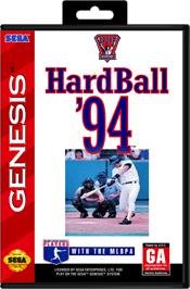Box cover for HardBall 4 on the Sega Genesis.