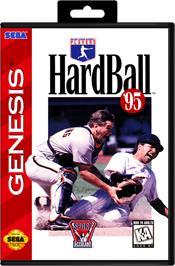 Box cover for HardBall 5 on the Sega Genesis.