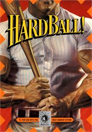 Box cover for Hardball! on the Sega Genesis.