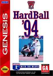 Box cover for Hardball '94 on the Sega Genesis.