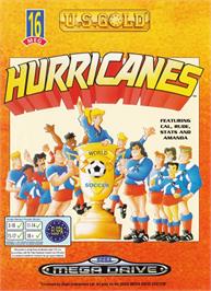 Box cover for Hurricanes on the Sega Genesis.