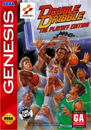 Box cover for Hyper Dunk - The Playoff Edition on the Sega Genesis.
