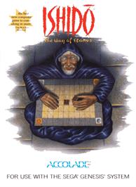 Box cover for Ishido: The Way of Stones on the Sega Genesis.