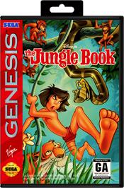 Box cover for Jungle Book, The on the Sega Genesis.