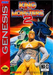 Box cover for King Of The Monsters 2 on the Sega Genesis.
