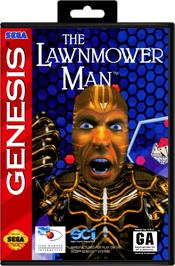 Box cover for Lawnmower Man, The on the Sega Genesis.