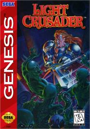 Box cover for Light Crusader on the Sega Genesis.