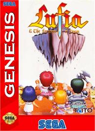 Box cover for Lufia And The Fortress Of Doom on the Sega Genesis.