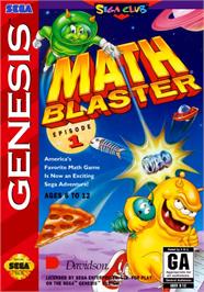 Box cover for Math Blaster Episode 1 - In Search Of Spot on the Sega Genesis.