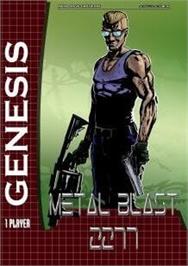 Box cover for Metal Blast 2277 on the Sega Genesis.