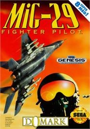 Box cover for Mig-29 on the Sega Genesis.