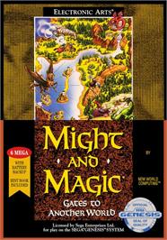Box cover for Might And Magic - Gates To Another World on the Sega Genesis.