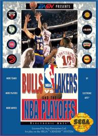 Box cover for Nba Pro Basketball - Bulls Vs Lakers on the Sega Genesis.