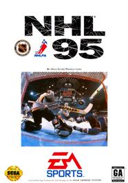 Box cover for Nhl 95 on the Sega Genesis.