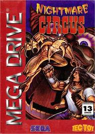Box cover for Nightmare Circus on the Sega Genesis.
