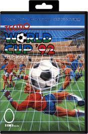 Box cover for Nintendo World Cup on the Sega Genesis.