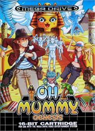 Box cover for Oh Mummy Genesis on the Sega Genesis.