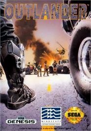 Box cover for Outlander on the Sega Genesis.