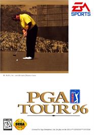Box cover for Pga Tour 96 on the Sega Genesis.