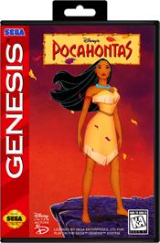 Box cover for Pocahontas on the Sega Genesis.