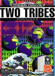 Box cover for Populous 2 - Two Tribes on the Sega Genesis.