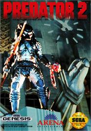 Box cover for Predator 2 on the Sega Genesis.
