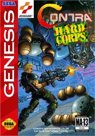Box cover for Probotector on the Sega Genesis.