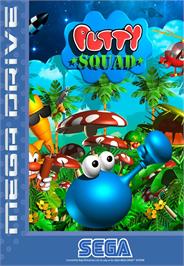 Box cover for Putty Squad on the Sega Genesis.