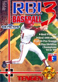 Box cover for R.b.i. Baseball 3 on the Sega Genesis.