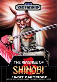 Box cover for Revenge Of Shinobi, The on the Sega Genesis.