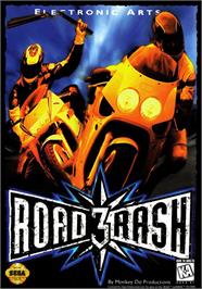 Box cover for Road Rash 3 on the Sega Genesis.