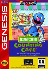 Box cover for Sesame Street Counting Cafe on the Sega Genesis.
