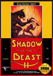 Box cover for Shadow Of The Beast 2 on the Sega Genesis.