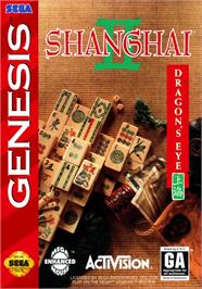 Box cover for Shanghai 2 - Dragon's Eye on the Sega Genesis.