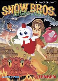Box cover for Snow Bros. Nick And Tom on the Sega Genesis.