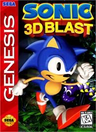 Box cover for Sonic 3D Blast on the Sega Genesis.