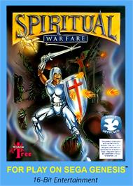 Box cover for Spiritual Warfare on the Sega Genesis.